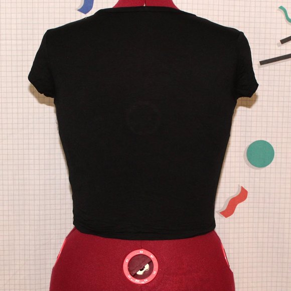 Dtox black crop tee - Picture 2 of 4